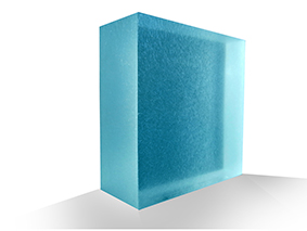 AquaBlue - acrylic resin color panel