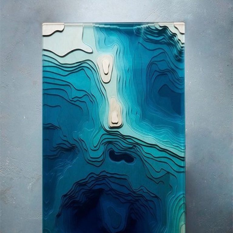 artwork solutions 768x768 - Translucent Resin Board Home Decor Wall Decorative 3D Panel liquid metal