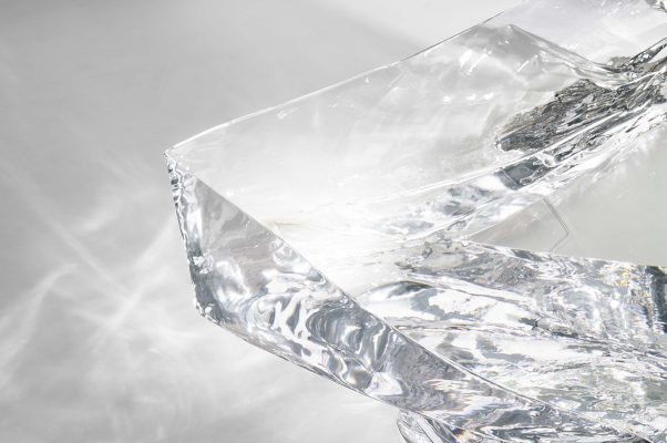 fredriksonstallard coffee table antarctica closeup 1280x850 1 602x400 - Bespoke Lucite Crystal Acrylic Lighting and Sculpture