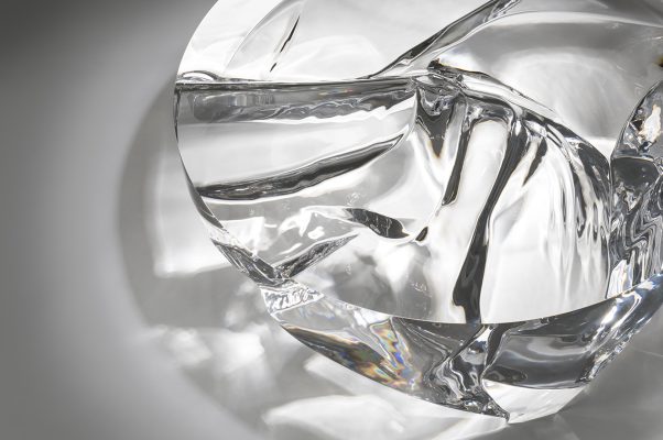 Lucite acrylic sculpture 2 fredriksonstallard coffee table gravity round 2
