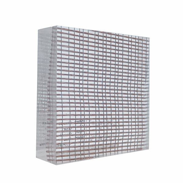 3DLux 05 Clear 2 600x600 - Metal net acrylic resin panel