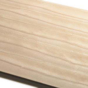 Textured Resin Surface with Linear Wave Pattern