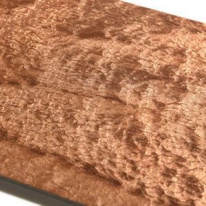 Textured Resin Surface with Organic Leaf Pattern