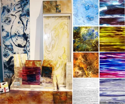 5 1 481x400 - 2022 Luxface customized Special finishes resin panels for interior designs bedroom living room residential houses