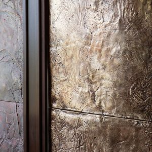 Luxface Shanghai Special finishes Customizied China Luxface liquid metal panel for interior decorations