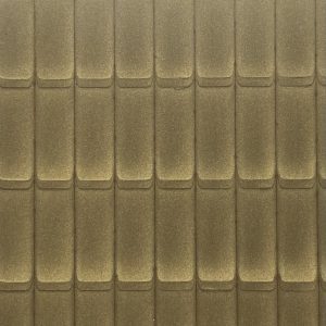 Textured Resin Panel with Metallic Brick Pattern
