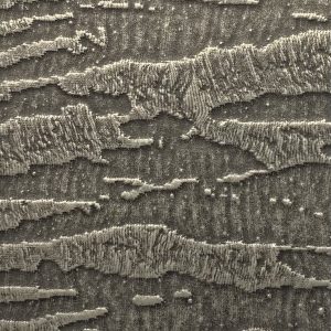Swept Silver Liquid Metal Sheet