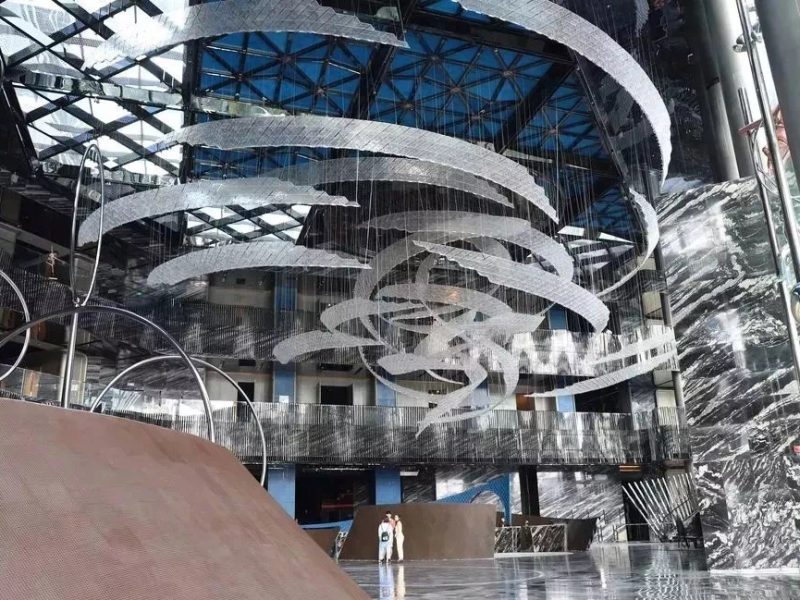 Liquid Metal Art Designs at W Hotel Xi'an